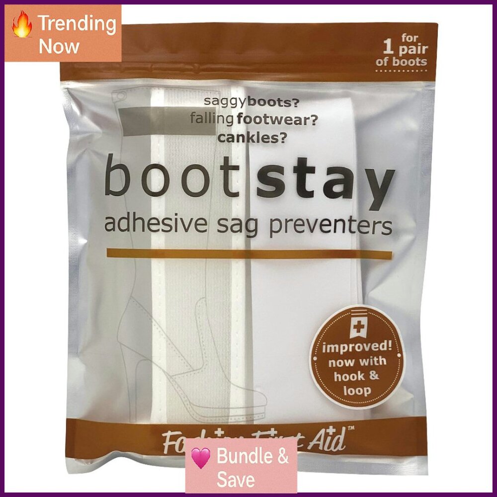 Boot Stay Adhesive Sag Preventers Hook Loop Keep Boots Up